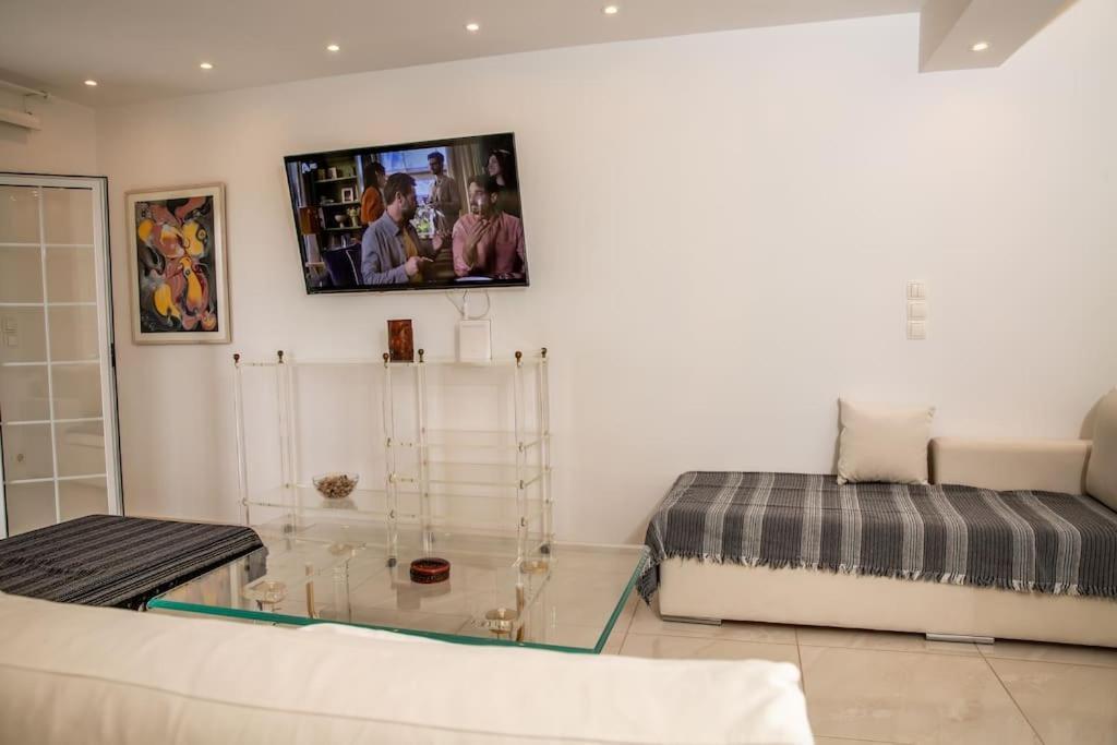 Apartmán Seafront Central Apt In Lavrio Exteriér fotografie