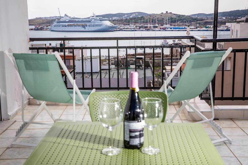Apartmán Seafront Central Apt In Lavrio Exteriér fotografie