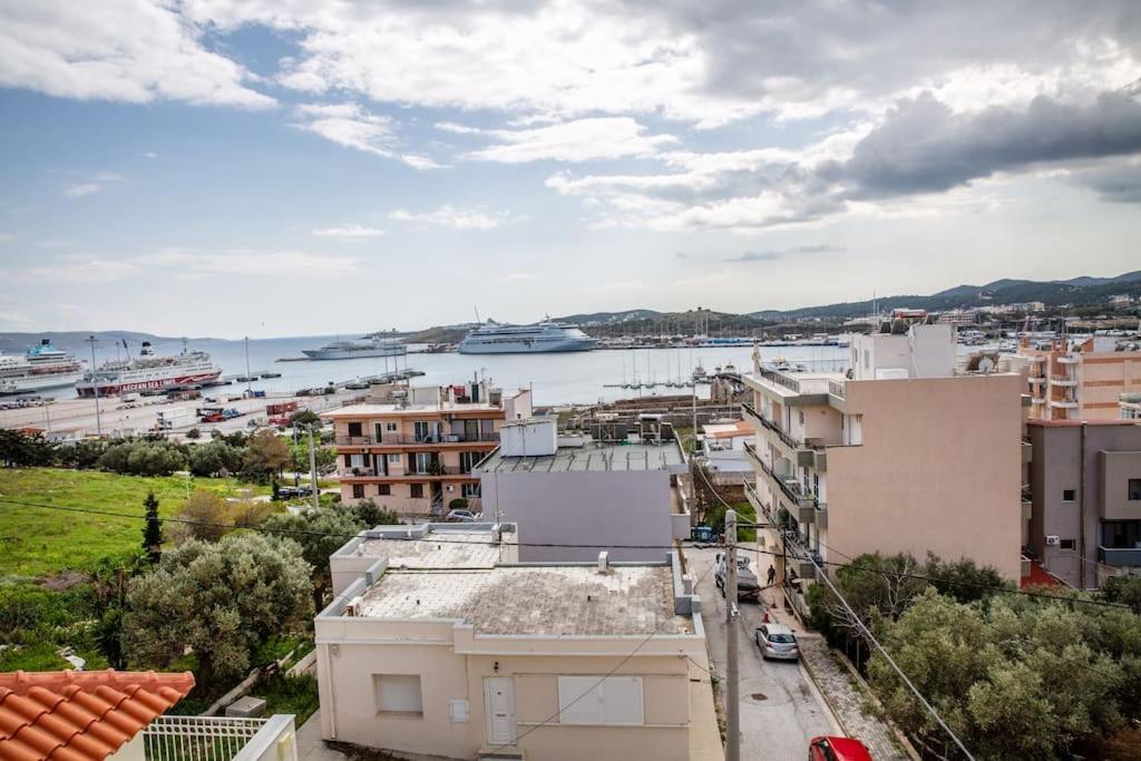 Apartmán Seafront Central Apt In Lavrio Exteriér fotografie